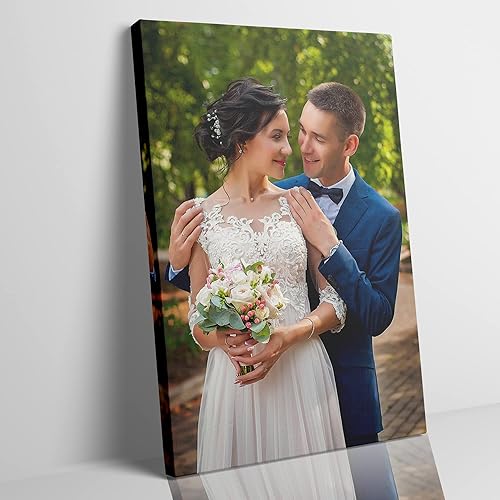 Chexin Impresiones en lienzo personalizadas con tus fotos, imágenes personalizadas personalizadas para familia, boda, festival, mascota, póster, 20