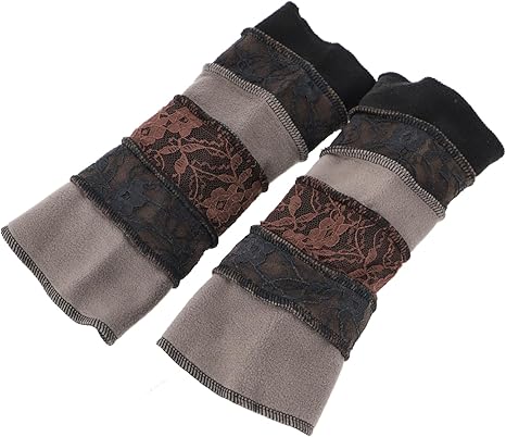 GURU SHOP Elfen Handstulpen - Stylische Pulswärmer Aus Fleece
