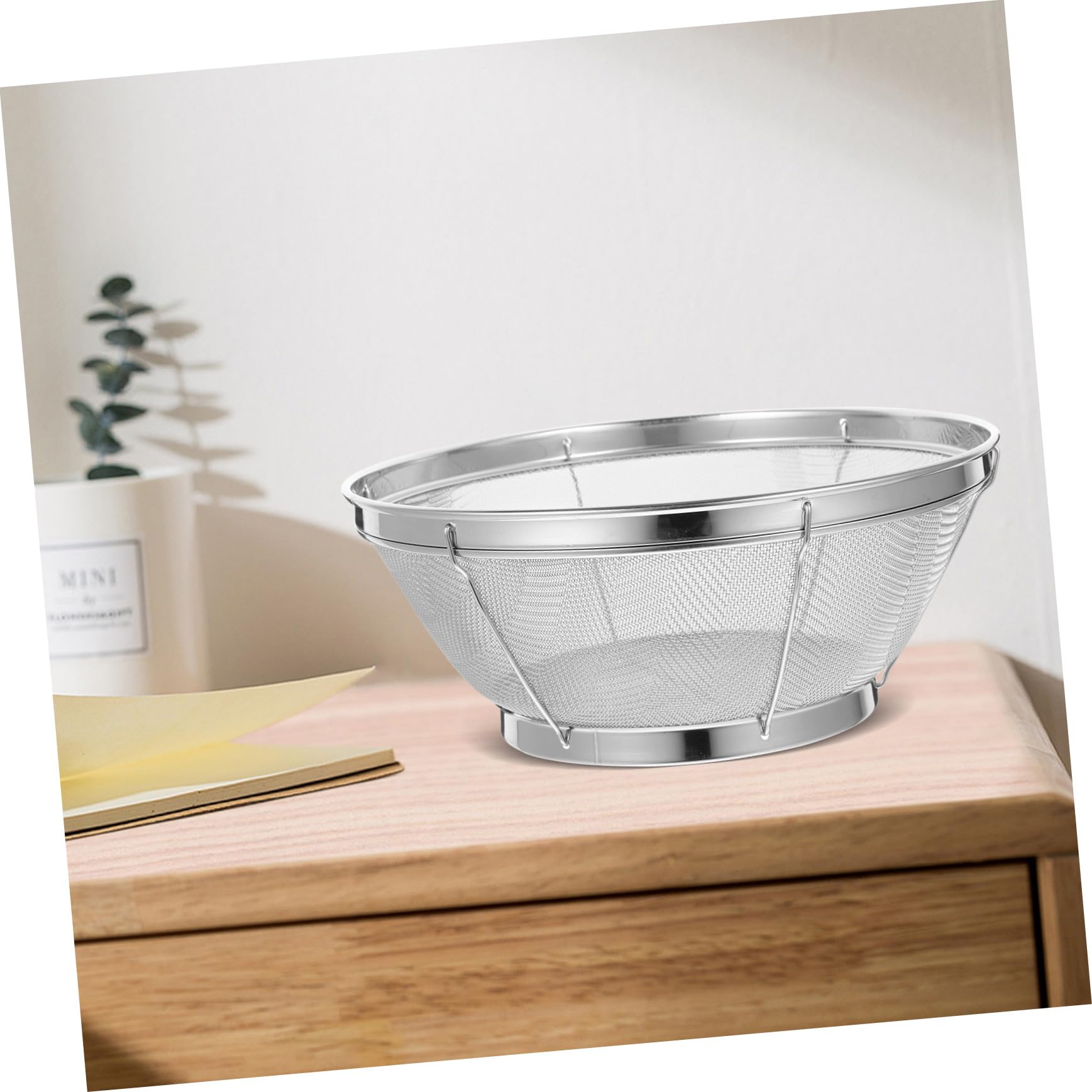 LABRIMP 4pezzi Colapasta Acciaio Inossidabile Fina Scolapasta Versatile Per Lavare e Verdure Per Cucina e Resistente e Facile Da Design e Compatto
