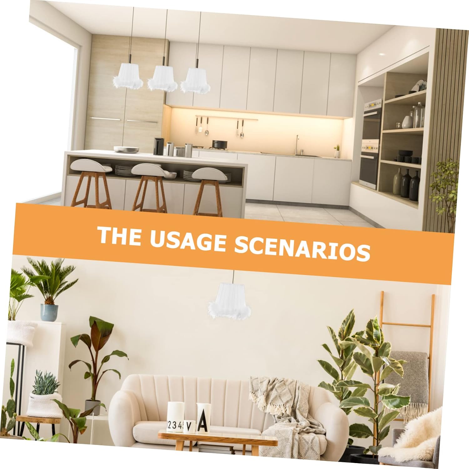 DOITOOL 2pcs Wall Lamp Shade Decorative Lampshade for Table Ceiling Lights Easy to Install Hotel Style for Living Room Bedroom Your Lamps