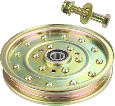 1-633109 Idler Pulley for Exmark Lazer Z 60" Mower Decks | Replaces Exmark 126-7685 Idler Pulley 132-9424 116-4667 126-4667 633109 539102610 78-011 for Toro Z Master 60" Z400 Mowers