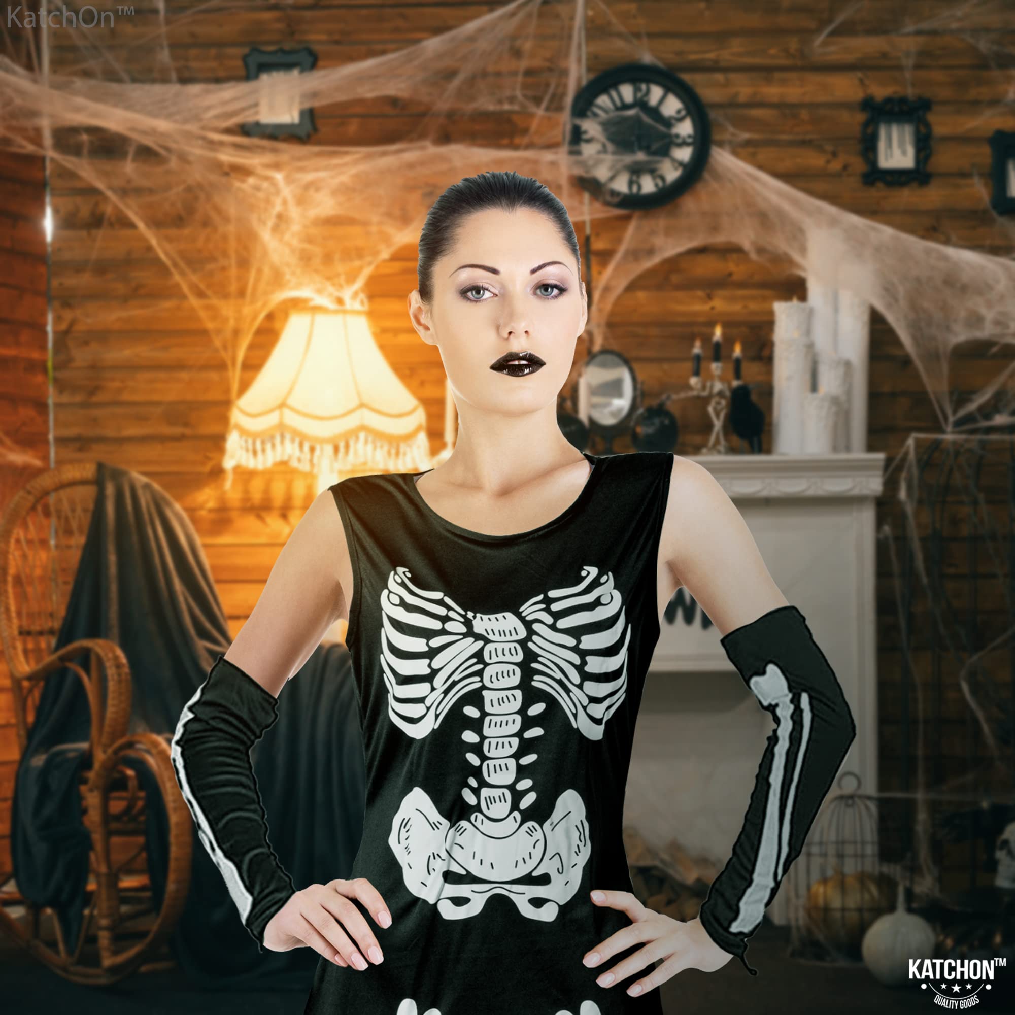 Amazon.com: KatchOn: Halloween Skeleton Costume Women