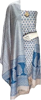 Royal Fabric Bhagalpuri Women unstitched Katan Slub Screen Print suit Women Unstitched Salwar Suit Dress Material For wome... Price In India