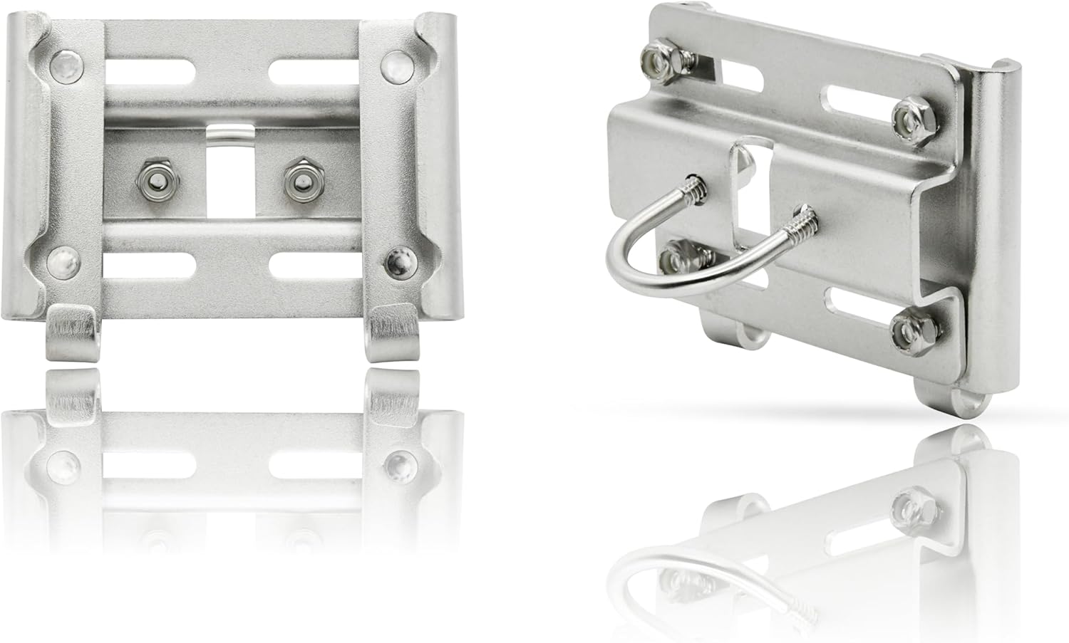 Vinland Marine 304 Stainless Steel Anchor Mount Bracket, Horizontal or Vertical Mount, for Square & Round Tubes, Anchor Holder Boat Anchor Holder, Anchor Bracket Hook