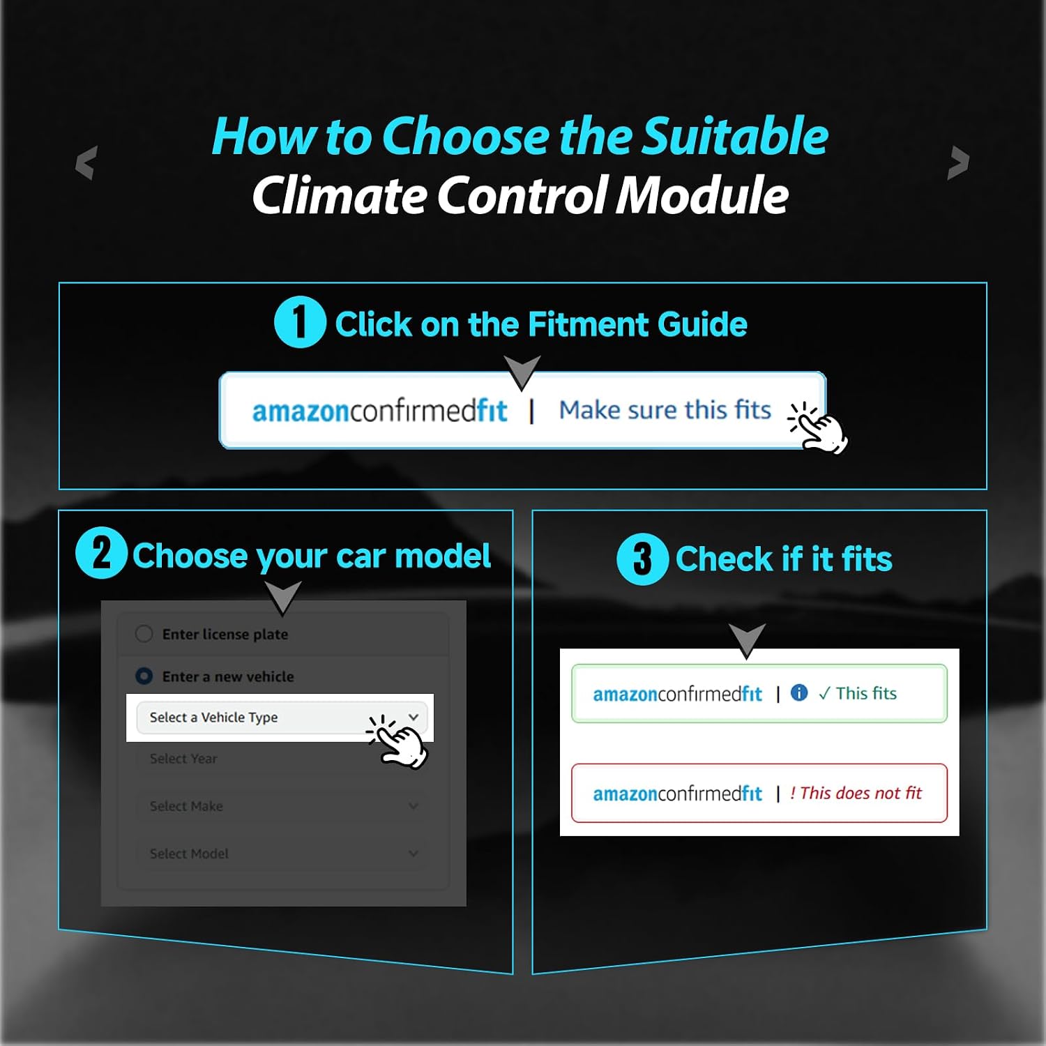 HVAC Climate Control Module Panel Compatible with Chevrolet Silverado Suburban Avalanche 1500/2500 Tahoe GMC Sierra 1500 2500 1999 2000 2001 2002 Yukon Repalce# 599-218 15054697 15054698
