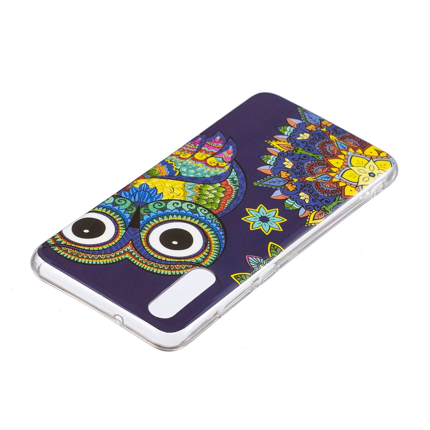 DasKAn Luminosa Custodia per Huawei P20,Fluorescente Colorato Arte Pittura Nottilucente Glow in Dark Cover Antiurto Flessibile TPU Silicone Custodia Protettiva per Huawei P20,Graffiti