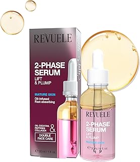 REVUELE Suero bifásico Lift & Plump - 1 onza ...