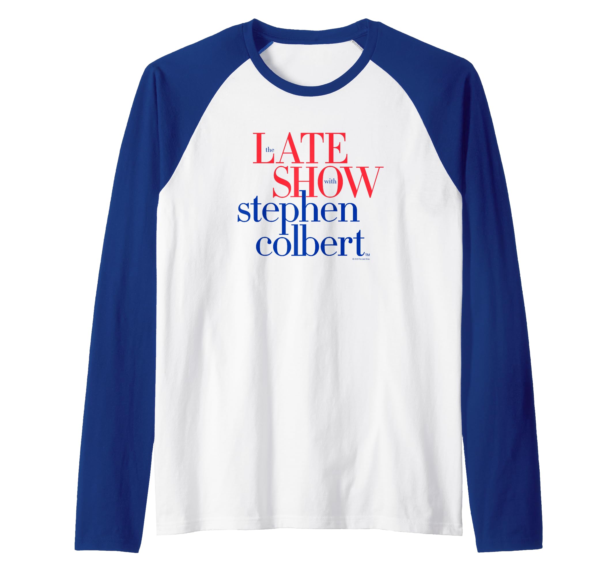 The Late Show with Stephen Colbert Raglan Baseball Tee