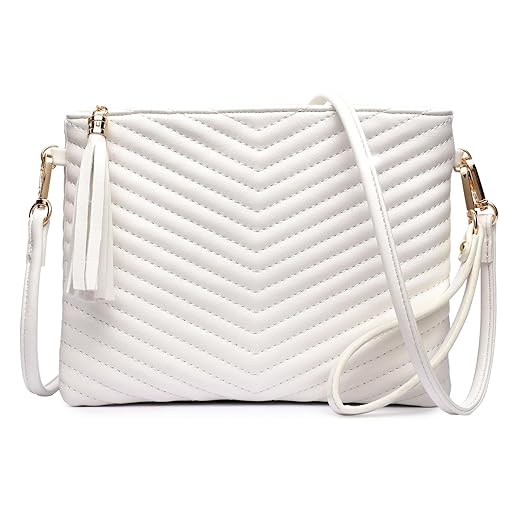 LYPULY Small Crossbody Bags for Women, Trendy Vegan Leather Shoulder Purses, Clutch Wallet with Wristlet Strap