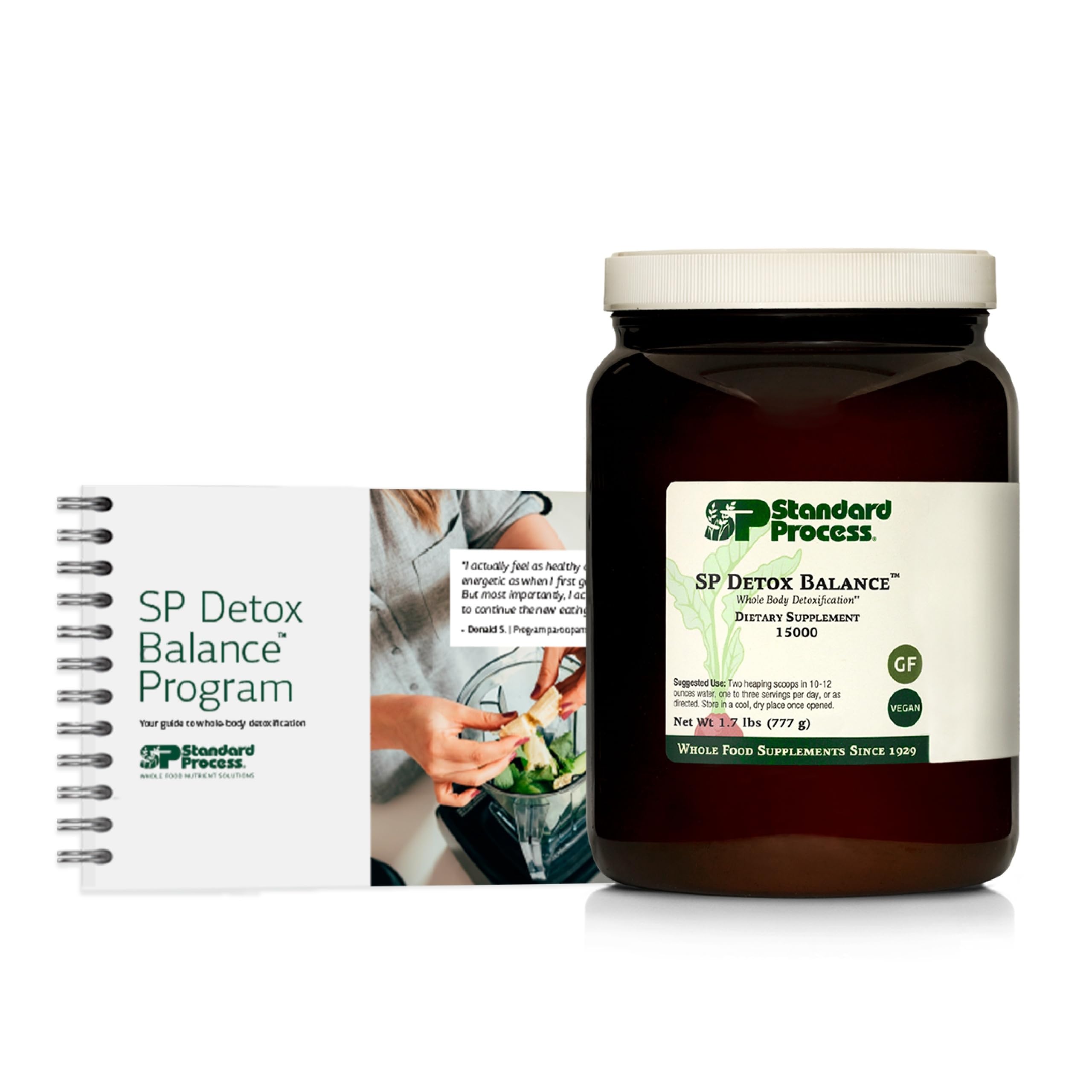 Standard Process SP Detox Balance, 10-Day Program Kit - Detox Cleanse with Pea Protein, Iron, Magnesium & Choline - Vegan, Non-Dairy & Gluten-Free - 1 Kit
