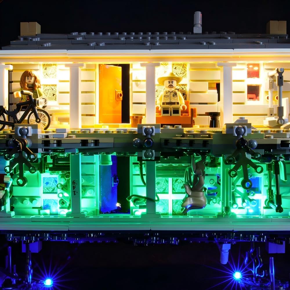 GEAMENT Kit de Luces LED Compatible con Mundo del Revés (The Upside Down) - Compatible con LEGO 75810 (Juego Modelo no Incluido)