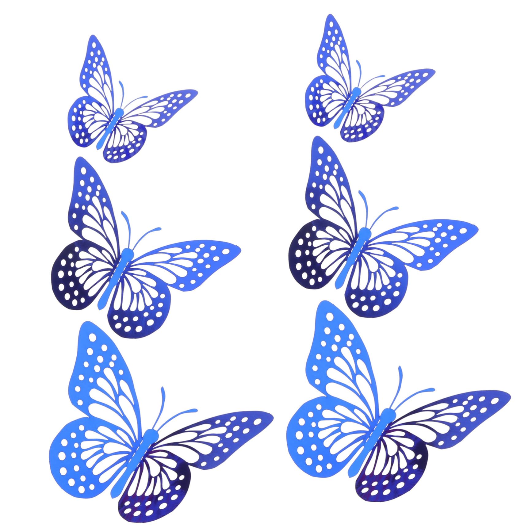 DOITOOL 240stücke Schmetterling Wandaufkleber Dekorative Wandtattoos Für Kinderzimmer Und Einfach Anzubringen Mit Abnehmbaren Klebepunkten Für Hochzeiten Und Feiern