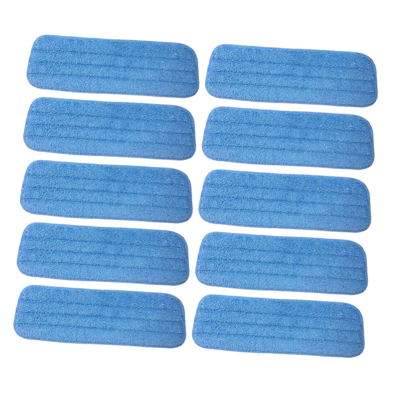 10 Piezas Mopas de Microfibra Lavables para Limpieza de Recambios Reutilizables para Baldosas y Vinilo Almohadillas Absorbentes para Limpieza