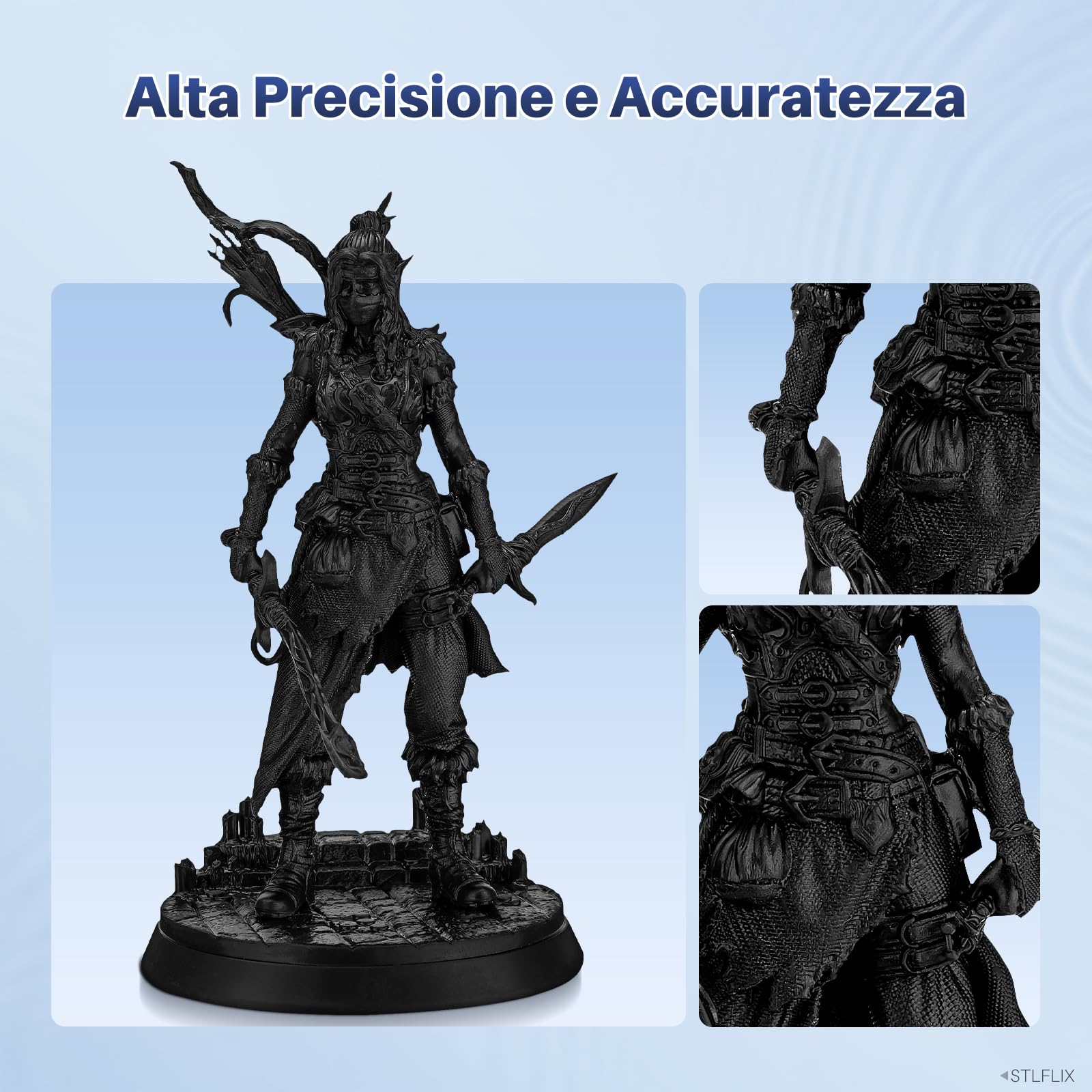 ELEGOO Stampante 3D Lavabile in Acqua Resina UV 405 nm Resina Standard Fotopolimerizzante Rapido per Stampante 3D LCD/DLP/SLA Nero 2000G