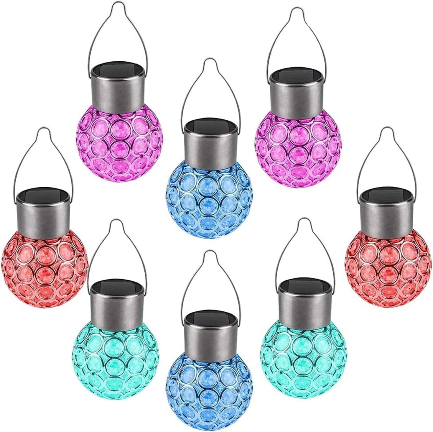 Solarlampen für Außen Hängend, Kaishengyuan Solarlaterne Garten