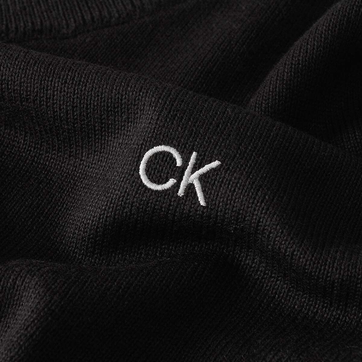 Calvin Klein Herren Pullover mit V-Ausschnitt - Schwarz - M.