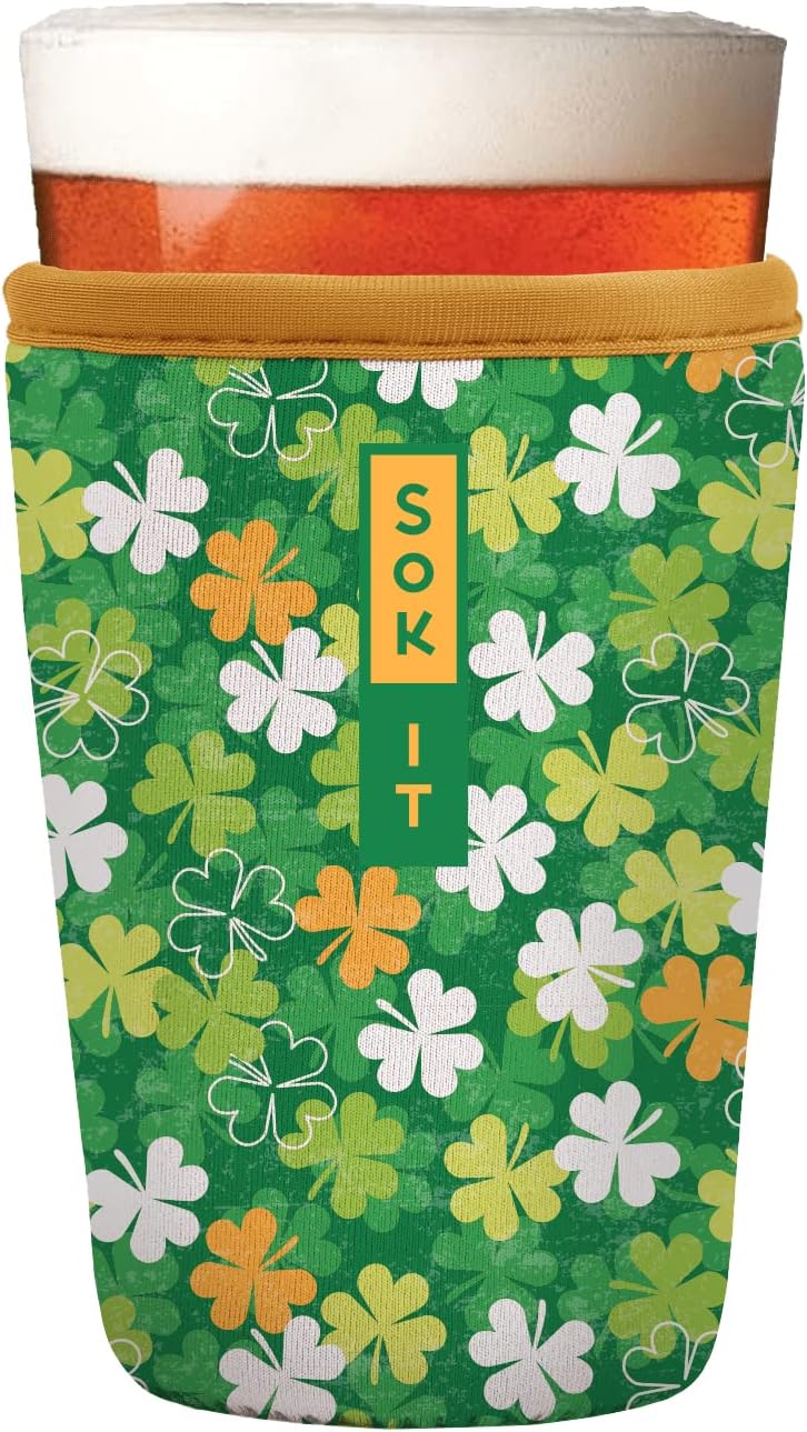 Sok It Pint Sok Beer Glass Sleeve Insulated Neoprene Cover
