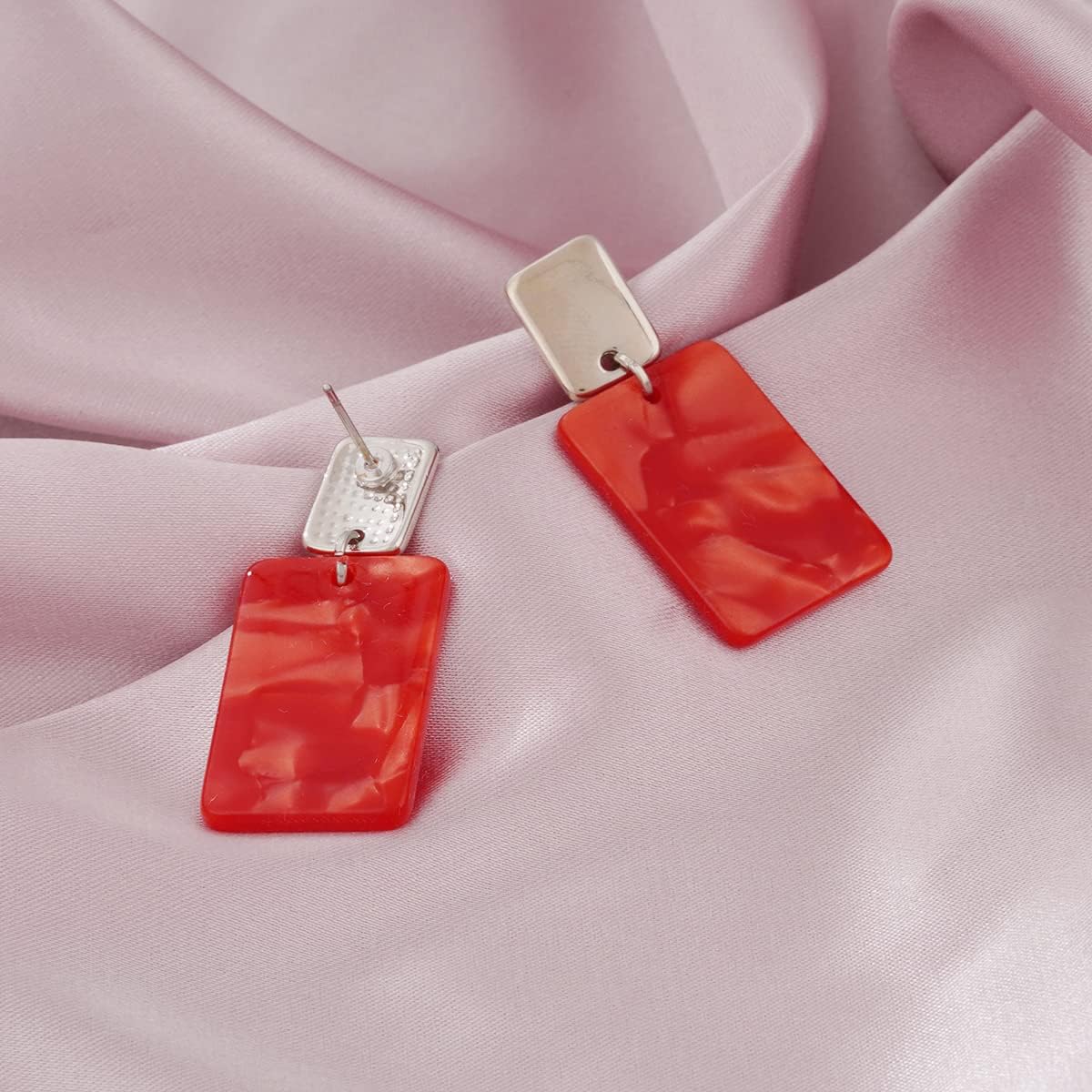 Vintage Chunky Statement Jewelry Set Retro Leaf Floral Geometric Bohemian Boho Bib Necklace Earring Set Fashion Costume Jewelry for Women Girls Wedding Party Prom Unique Gift - Image 4