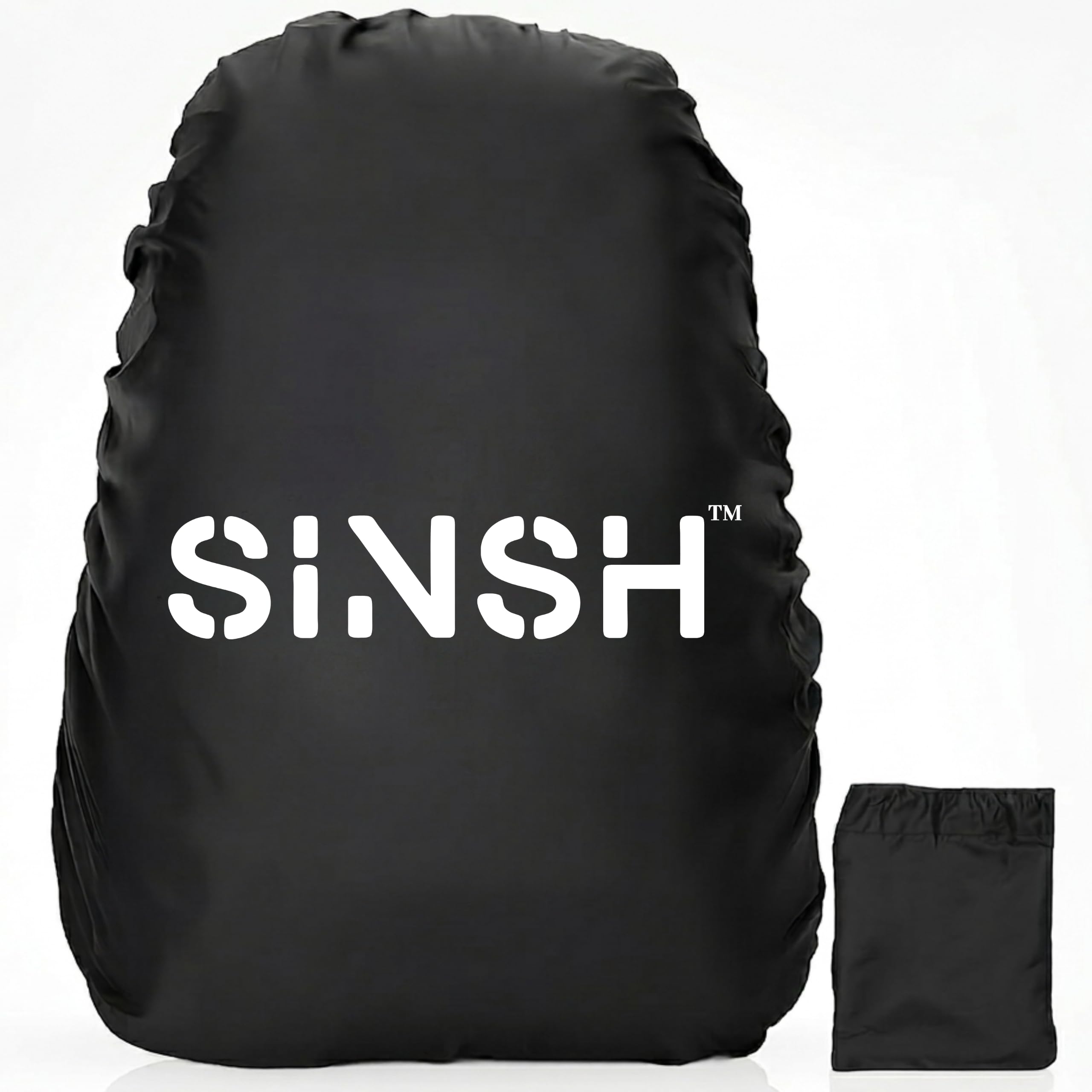 SINSH Waterproof Dust & Rain Cover for Backpack | Water Resistant, Dustproof, Elastic Adjustable Bag Cover for School, College, Office, Trekking & Travel Bags-image-29