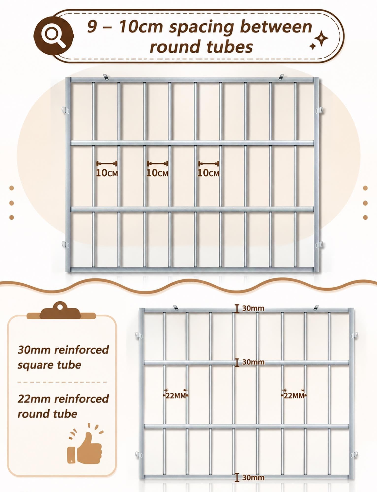 Fenstersicherung Edelstahl, Fenstergitter Schutzgitter Wohnung