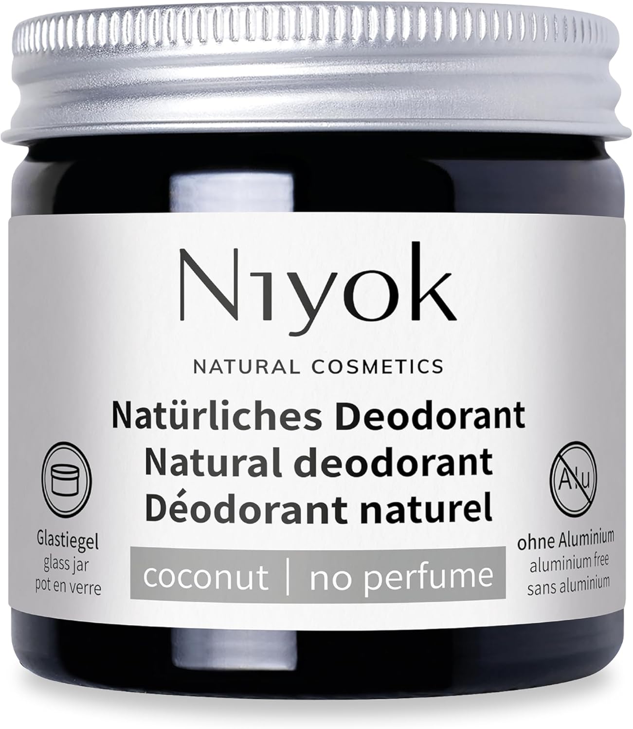 Niyok® 2 in 1 deodorant without aluminium antiperspirant deodorant