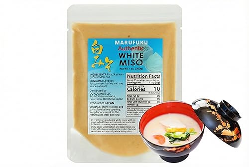 Miniatura 8 de MARUFUKU From Japan Authentic Shiro White Miso pasta, 7.0 onzas - condimento japonés sabroso para cocinar base de sopa, caldo, guiso, aderezo para