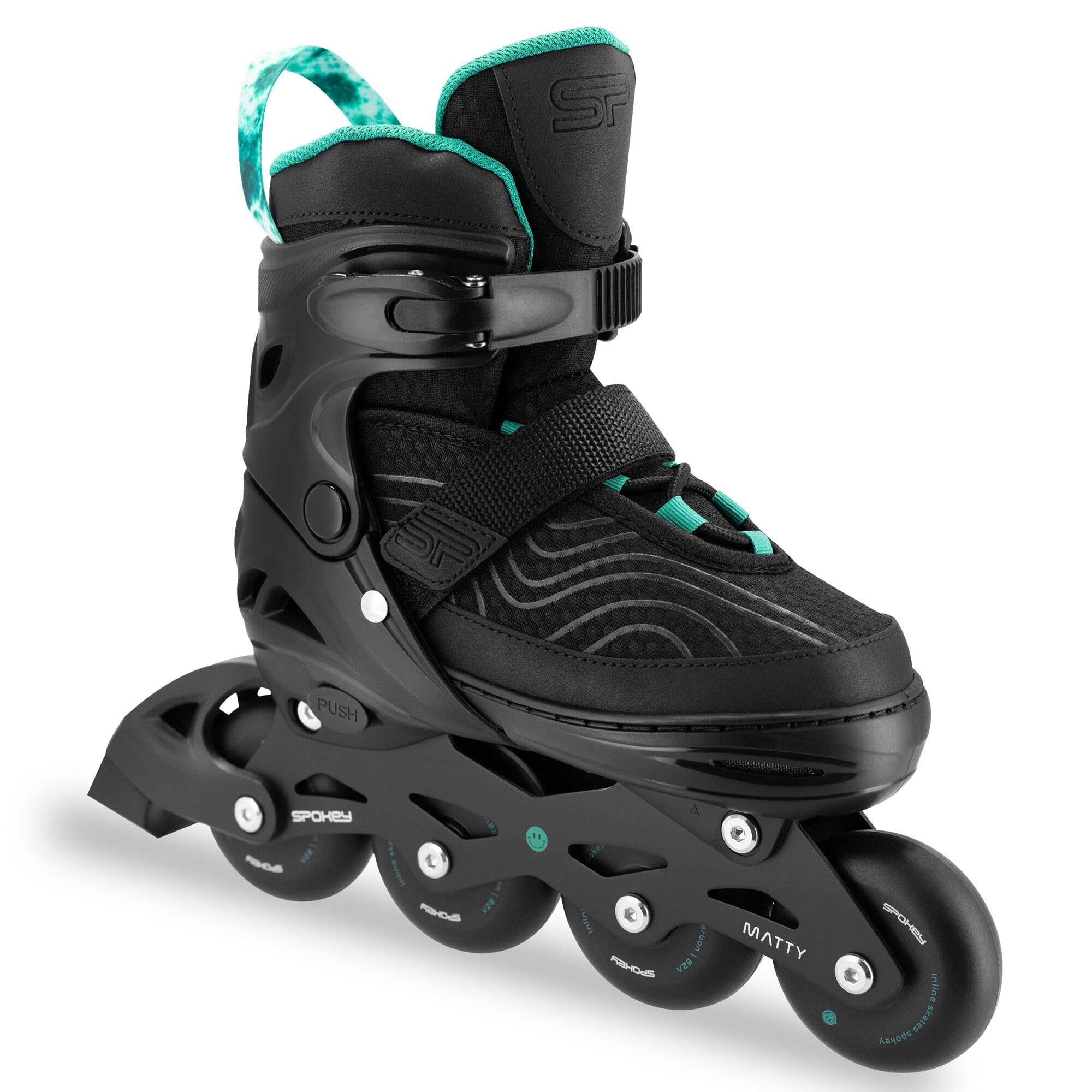 SPOKEY Matty Damen Inliner Verstellbar | ABEC-7 Kugellager Inlineskates | Größenverstellbare Rollschuhe für Erwachsene und Jugendliche | Größen: 35-38, 39-42