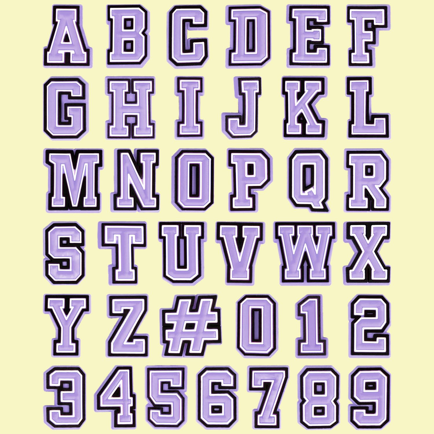 37 Breloques Alphabet Et Chiffres Pour Chaussures | PVC Mignon | DIY Et Loisirs Créatifs