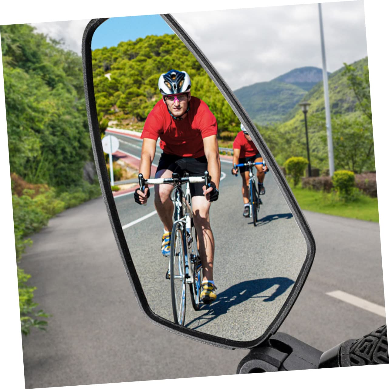 2 Specchietti Retrovisori Bici Manubrio Pieghevole per Maggiore Sicurezza per Mountain Bike e Bici Corsa Installazione Facile e