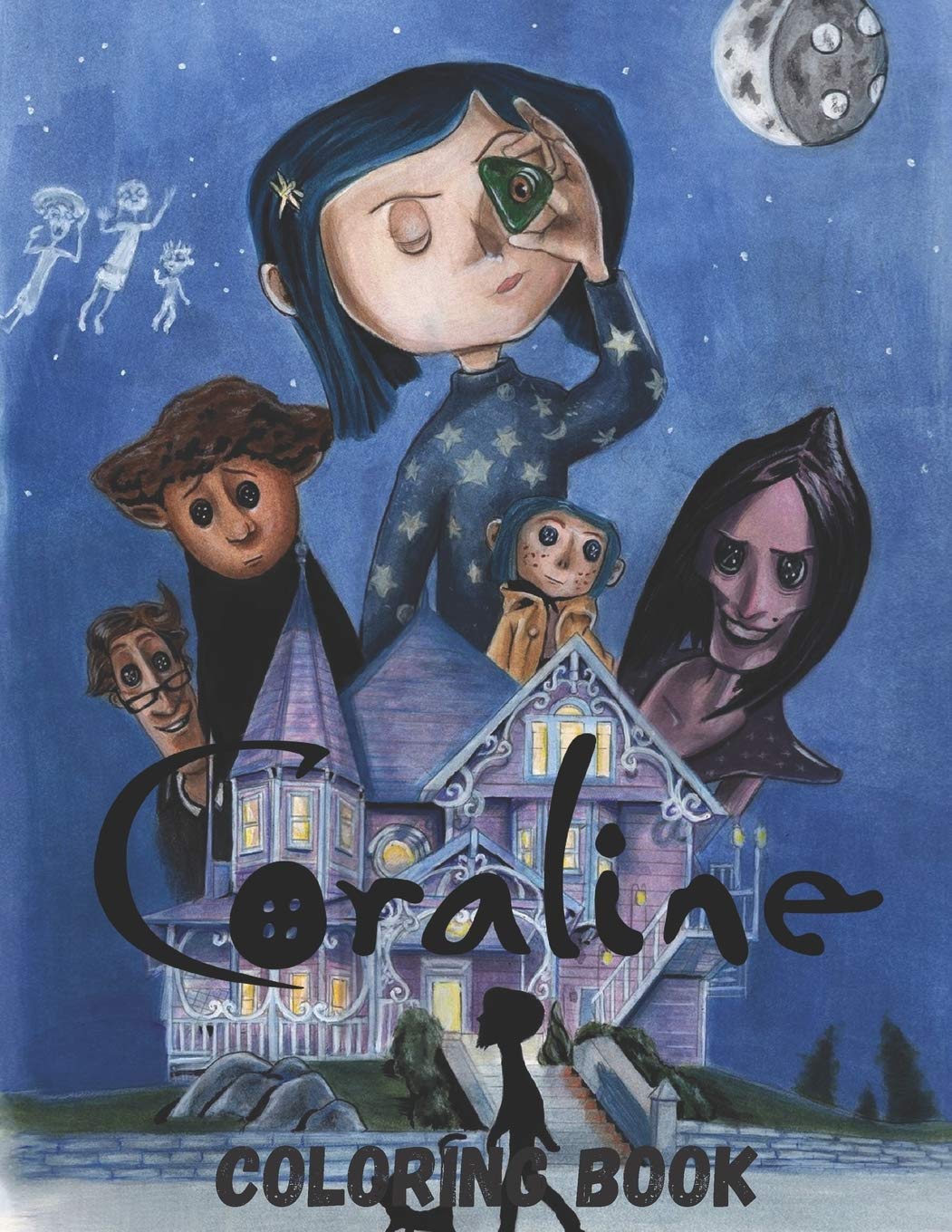 Coraline Coloring Book Coraline Coloring Books For Cute Kids And Wonder ...