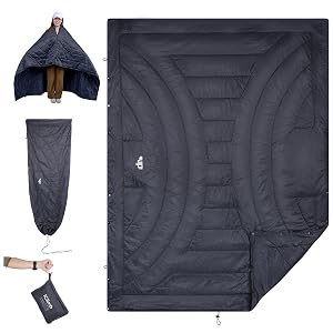 iClimb 3M Thinsulate Insulation Warm Camping Blanket Ultralight Compact