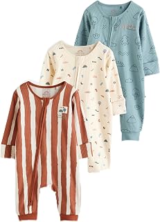 Baby Jungen Woodland Baby Schlafanzüge, 3er Pack