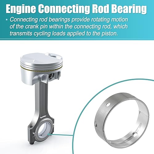 Miniatura 3 de X AUTOHAUX Juego de pares de rodamientos de biela del motor para Hyundai Santa Fe 2010-2012 para Hyundai Sonata 2006-2019 Reemplazar