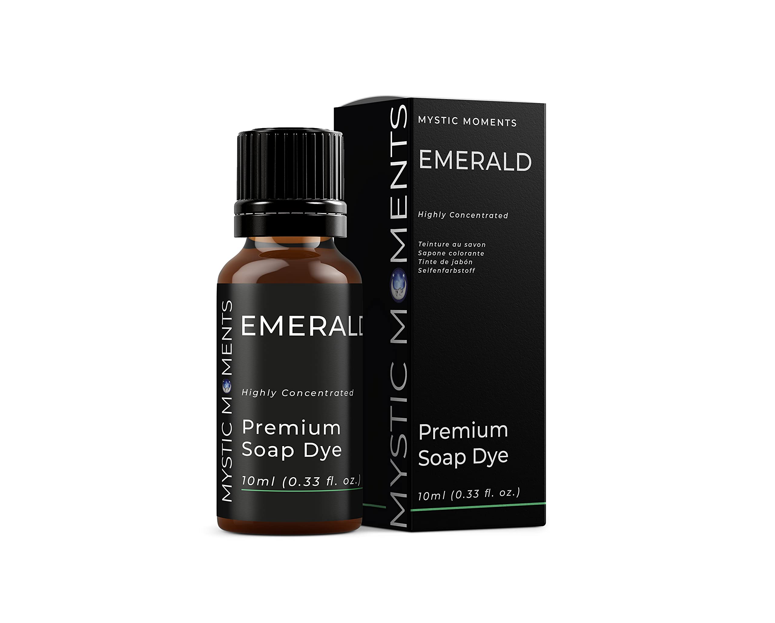 Mystic Moments | Emerald - Highly Concentrated Soap Dye 10ml | Perfect for Soap Making, Creams and Lotions