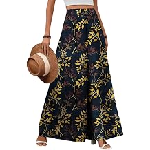 ZOCAVIA Women's Boho Wide Leg Pants Lightweight 2026 Summer Casual High Waisted Flowy Palazzo Pants Trousers with Pockets