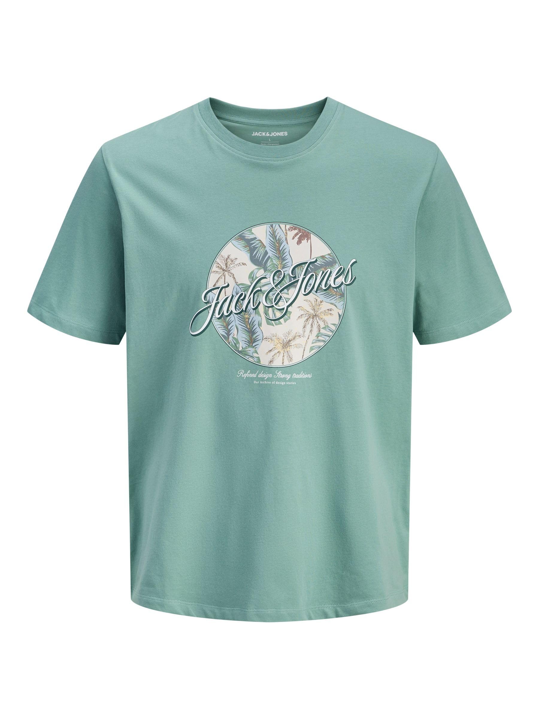 JACK & JONES Jjhonolulu Shape Tee SS Crew Neck Jjhonolulu Shape Tee SS Crew Neck Homme (Lot de 1)