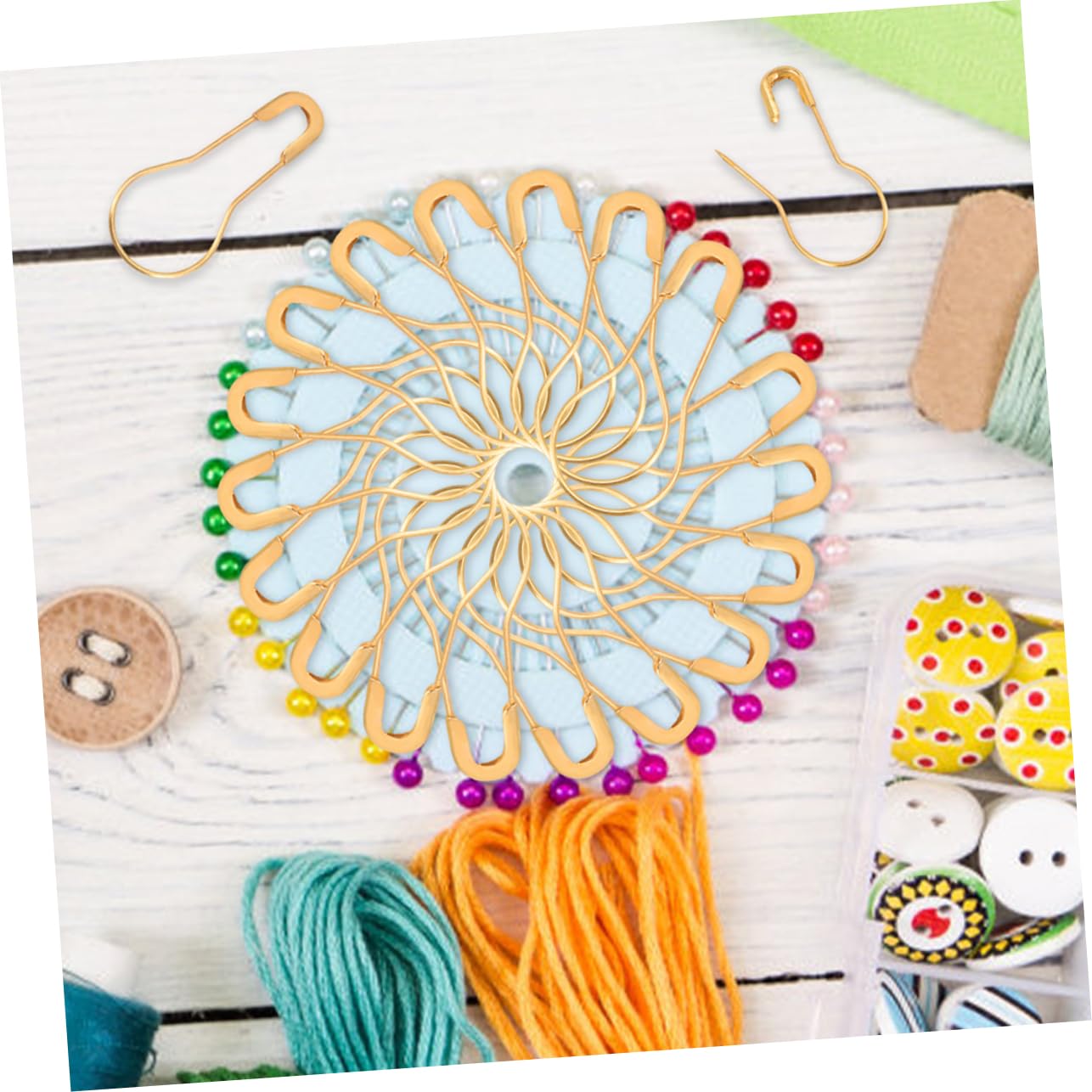 1500stücke Gourd Broschen Sicherheitsnadeln Dekorative Anstecker Für Schals Pullover -projekte Vielseitig Einsetzbar Langlebig Und Leicht Für Kleidung Und Accessoires