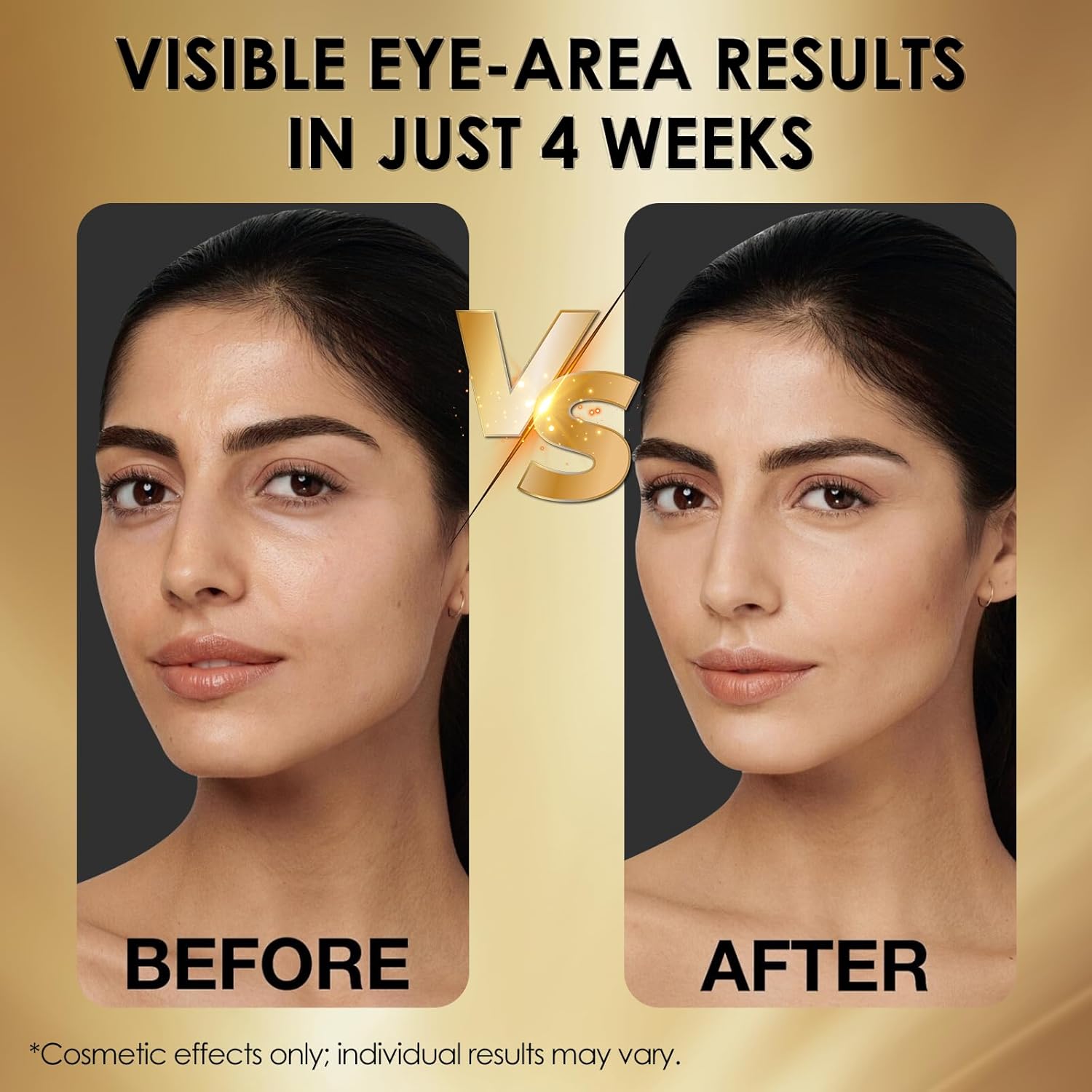 Eye Serum – Anti-Fatigue Eye Care for Dark Circles, Puffiness & Fine Lines with Niacinamide, Peptides & Caffeine – Gentle Clean Beautiful for Daily Use Around the Delicate Eye Area