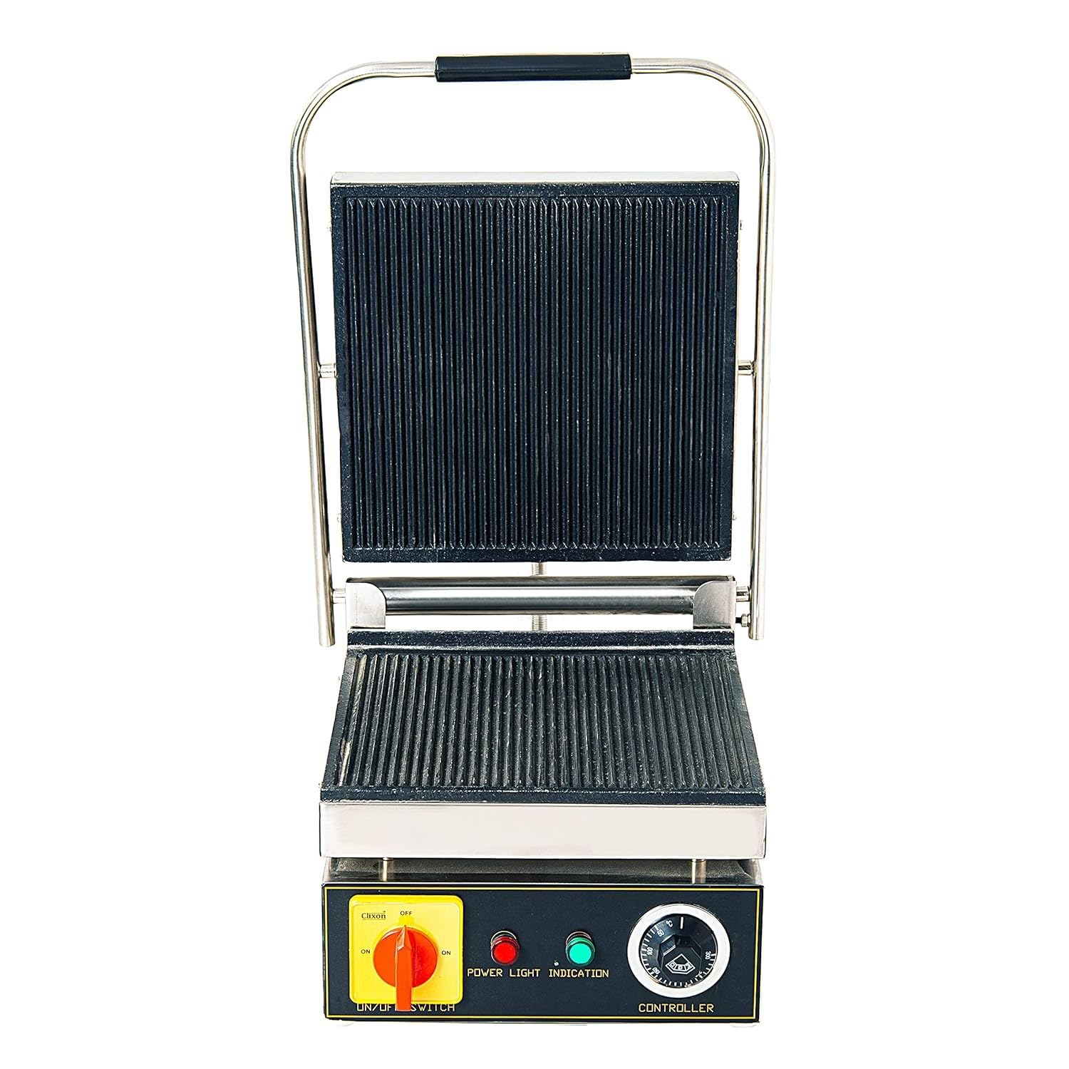 cook easy commercial 4 slice sandwich griller for hotels and restaurants | stainless steel
