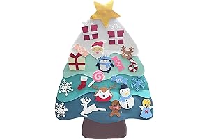 3D DIY Felt Christmas Tree & Decorations - 3.3ft Festive Holiday Cheer Kit