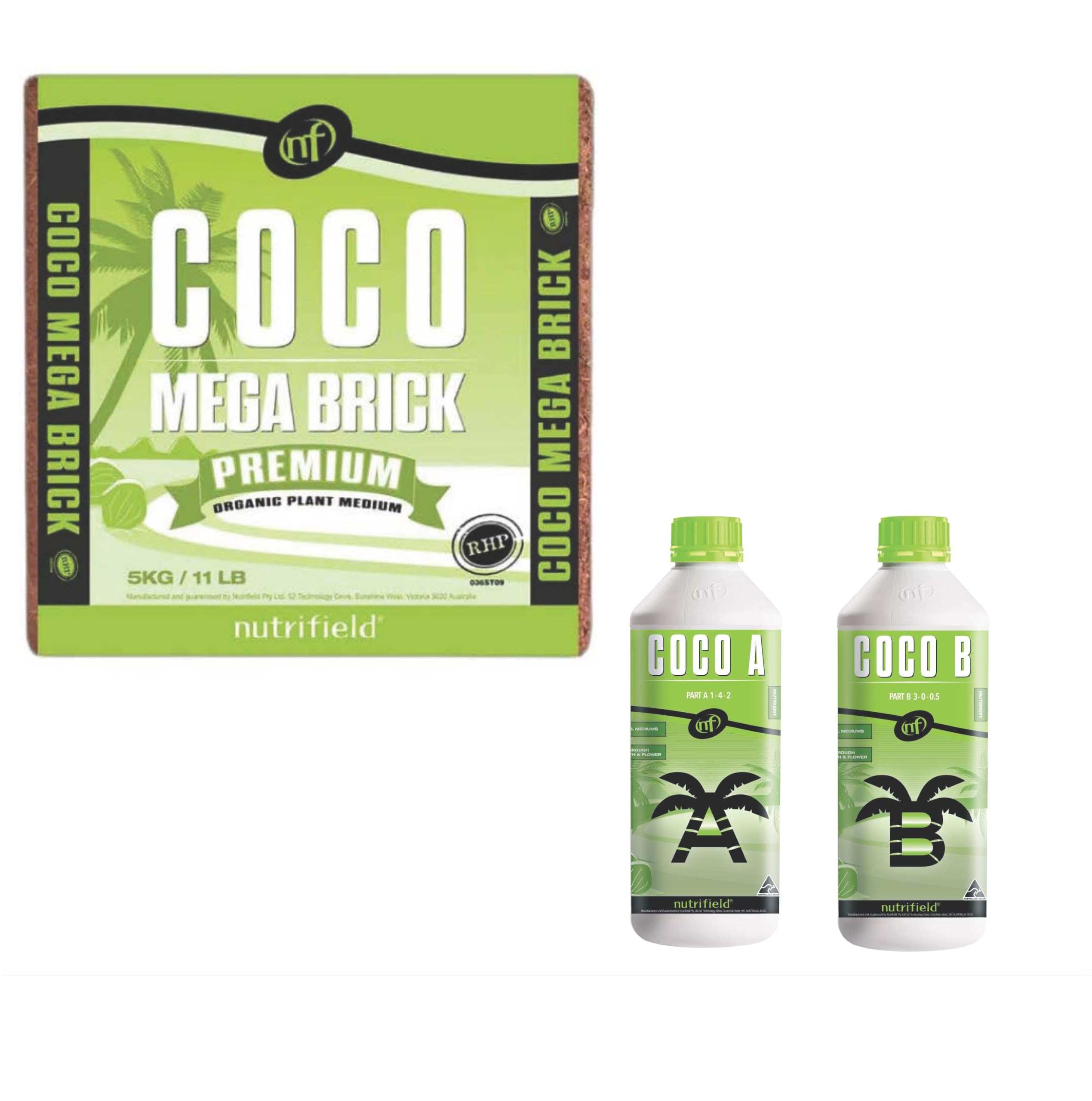 Amazon.com : Nutrifield Coco Coir Mega Brick + Coco A&B Liquid