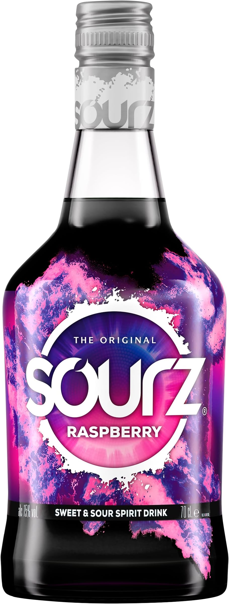 Sourz Raspberry Liqueur 15% ABV - 70 cl