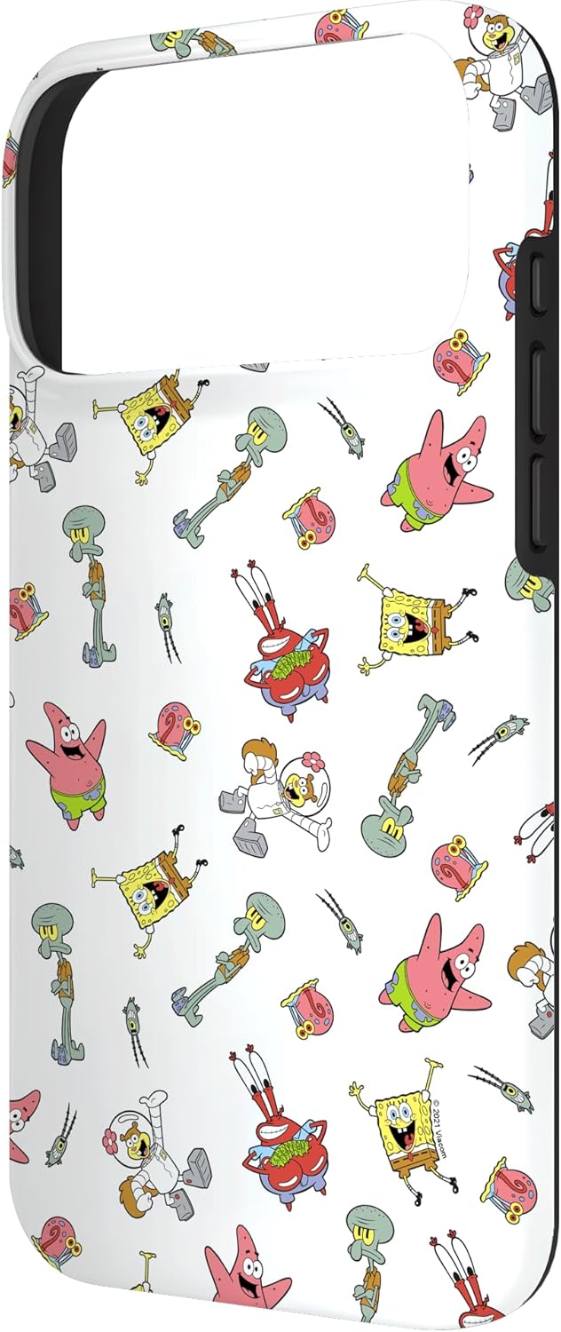 Spongebob Squarepants Character Toss Up Case for iPhone 17 Pro Max