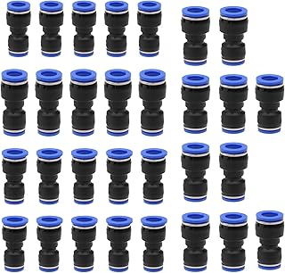 ZMDMAH 30 Pieces Compressed Air Fittings 4-8 6-8 8-10 6-12 mm Compressed Air Hose Quick Fittings Air Compressas Pneumatic …