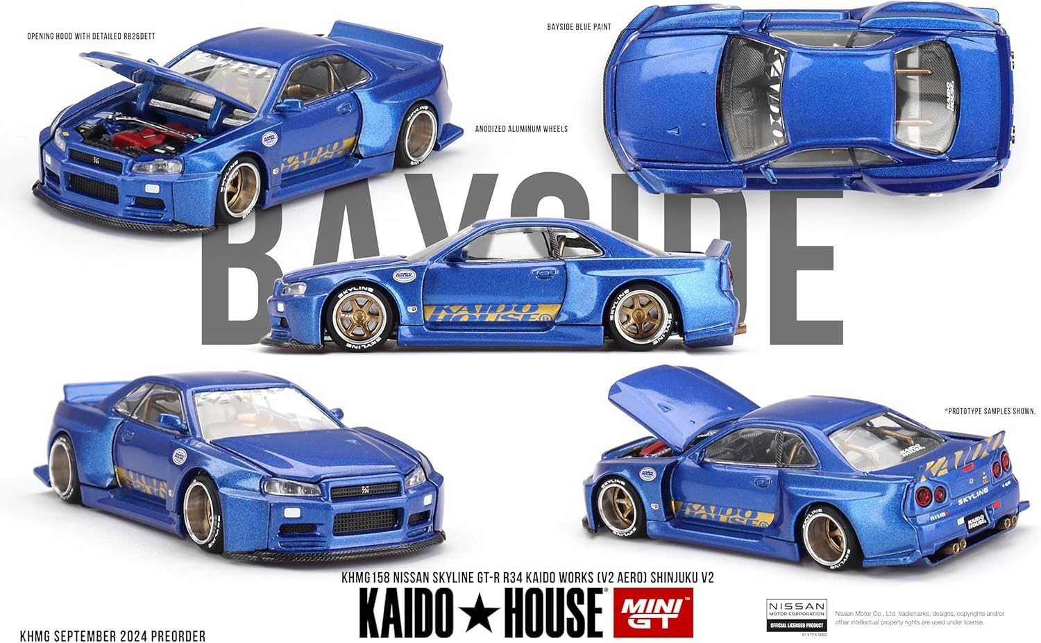 Diecast Model Car Compatible with Kaido House x Mini GT 1:64
