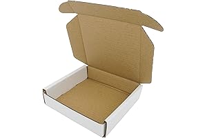 4x4x1 Shipping Boxes - Smallest Square Corrugated Cardboard Mailer Box for Mailing,...