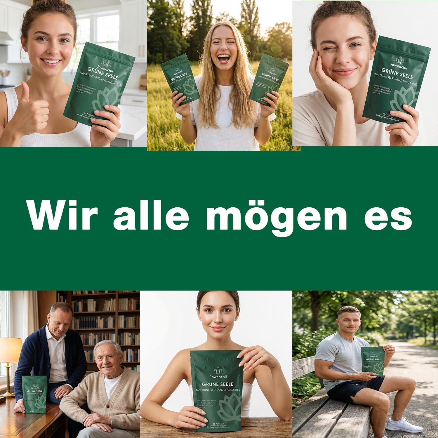 Grüne Entgiftungspulver, 200g Grüner Helper, 200g Superfood Pulver, Greens Pulver helfer, Pflanzenpulver mit Matcha, Gerstengras, Heidelbeeren, Rich in Macronutrients, Micronutrients & Fiber