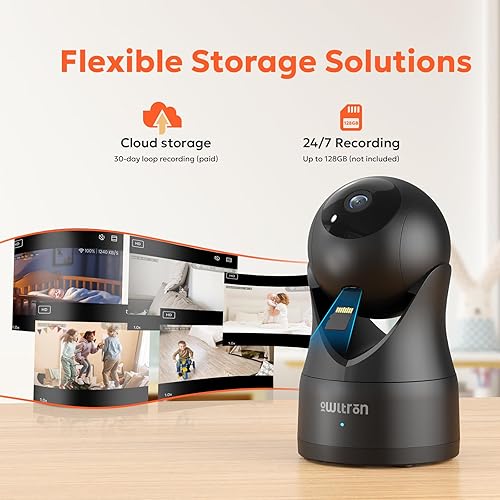 Miniatura 8 de owltron Cámara interior 2K, 360 cámaras para seguridad en el hogar con detección de movimiento, monitor de bebé con aplicación de teléfono, cámara