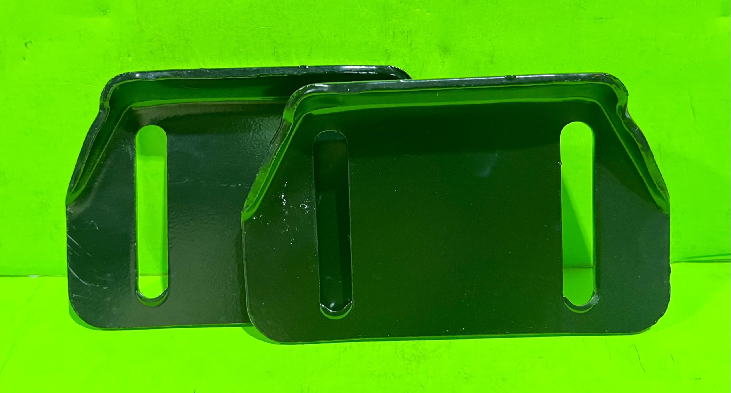 Lawnmowerpartsworld Pack of 2 Compatible with MTD 784-5580,784-5580-0637 Snow Blower Skid Plate Shoes Black Height Adjust Skid Shoe for Snow Throwers