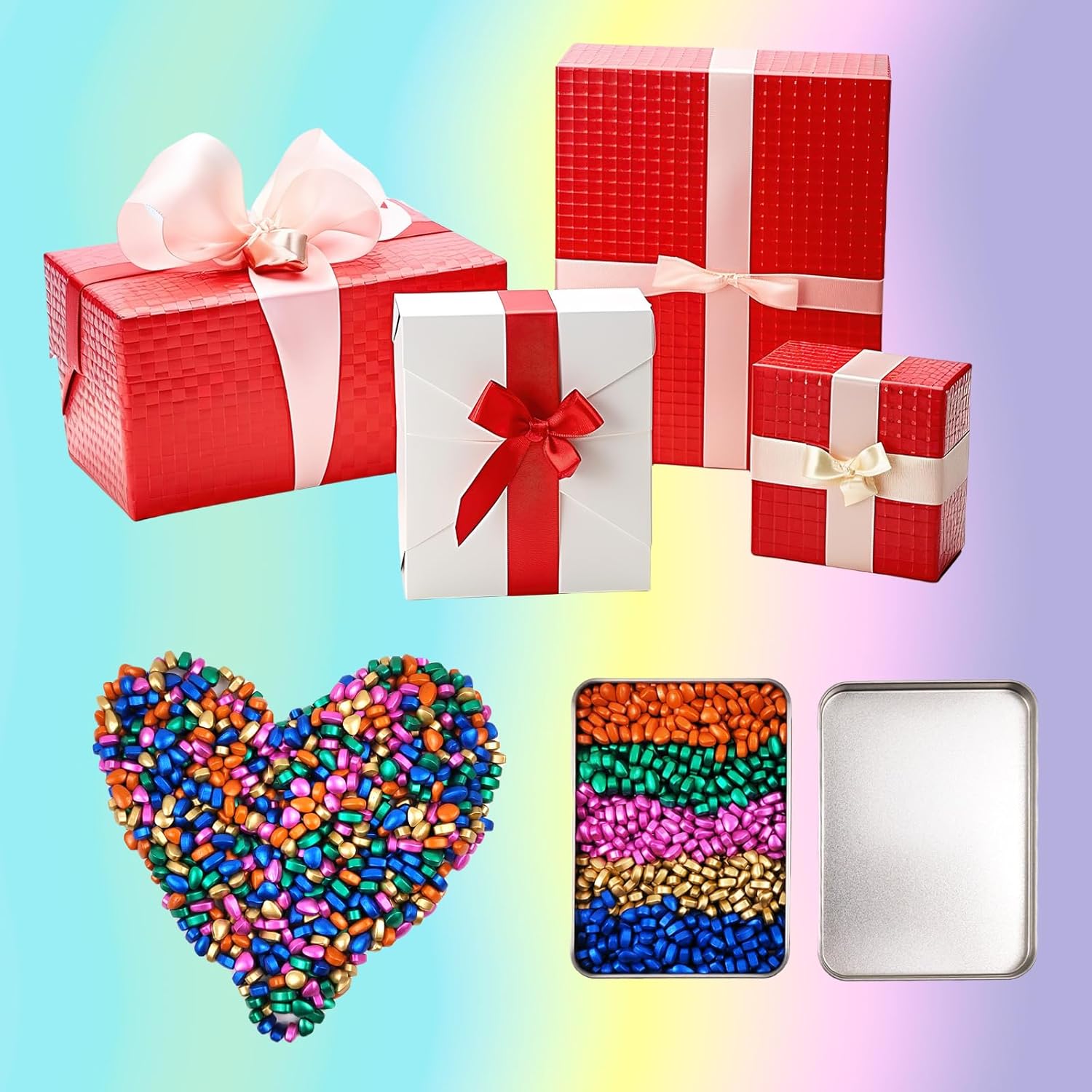 Magnetic Ferrite Putty Rock, More Than 500 Mini Weak Magnet Smooth Ferrite Pebbles, Small Magnetic Beads Fidget Adults Toys for Office,Tiny Magnet Balls Fidget Toys for Adults and ADHD